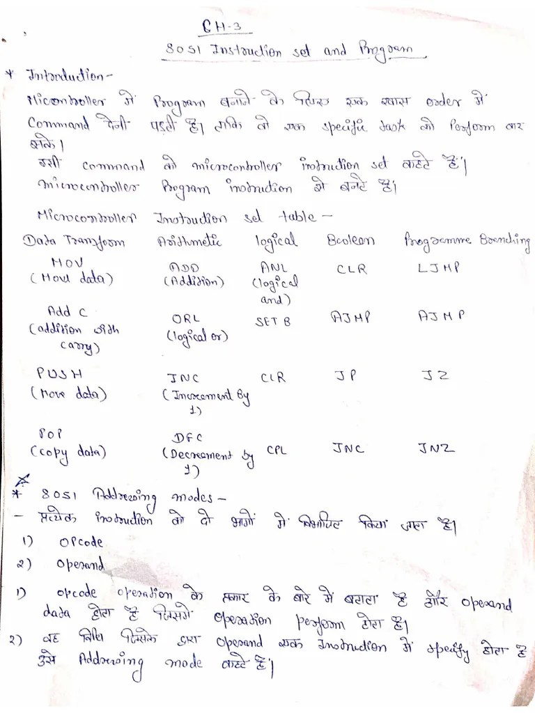 Microcontroller Unit 3 | PDF