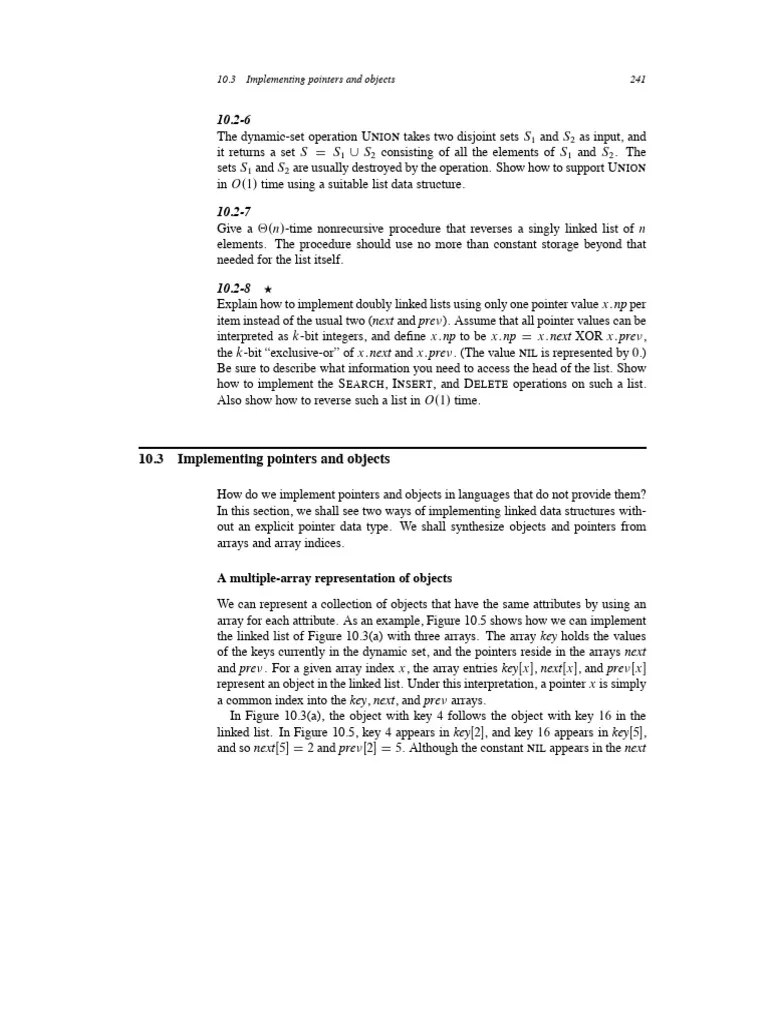 Implementing Pointers And Objects | PDF | Pointer (Computer Programming ...