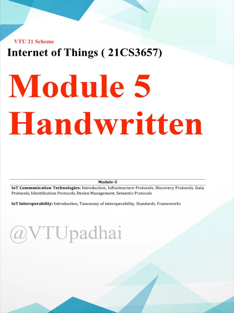 IOT Mod5 Notes | PDF | World Wide Web | Internet & Web