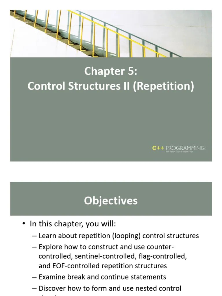 Chapter 05 | PDF | Control Flow | Computer Programming