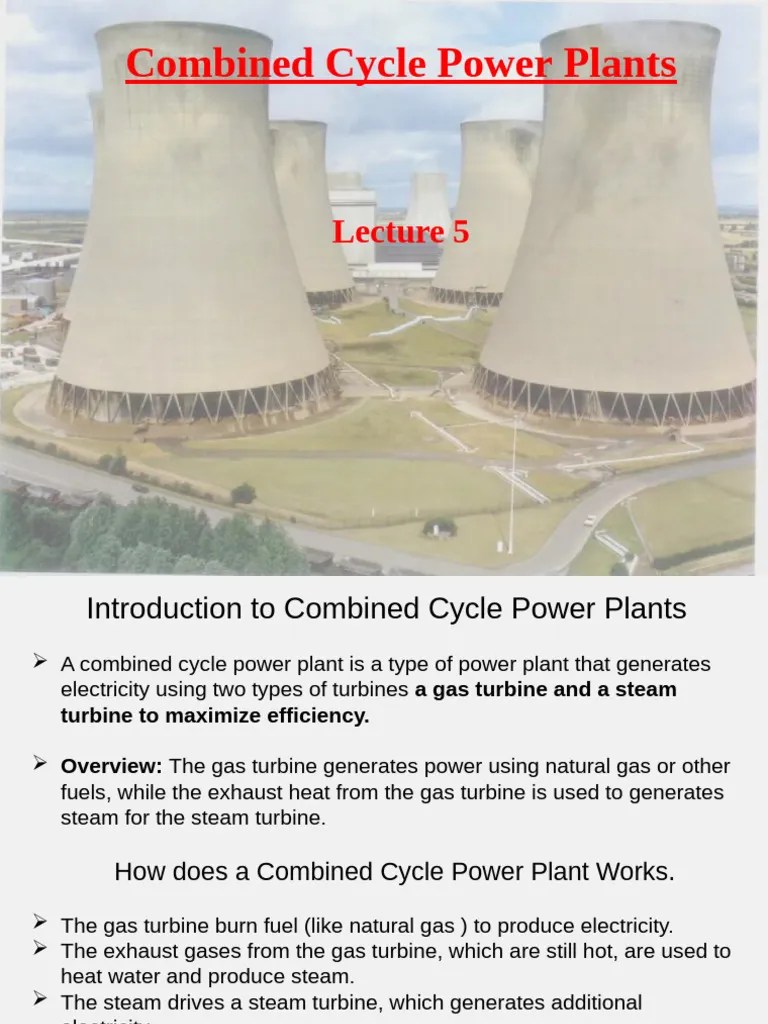 Combined-Cycle-Power-Pllant | PDF | Power Station | Gas Turbine