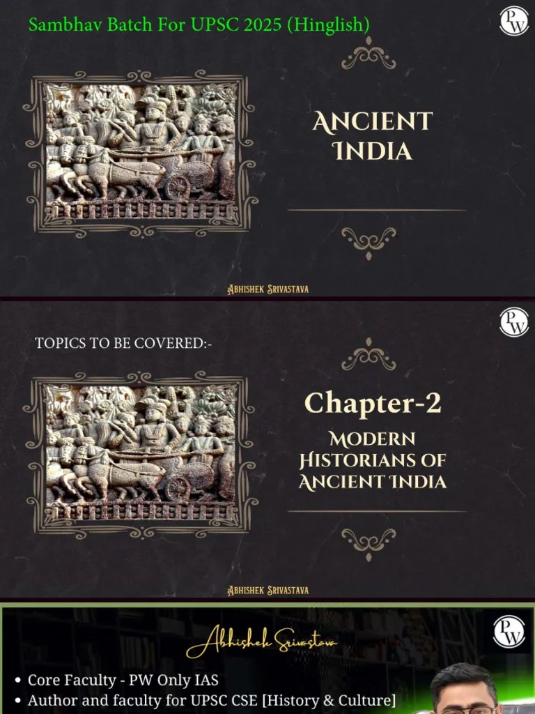Modern Historians Of Ancient India - FULL CHAPTER - RS Sharma Chapter ...