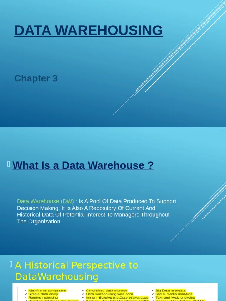 Data Warehousing | PDF | Data Warehouse | Data