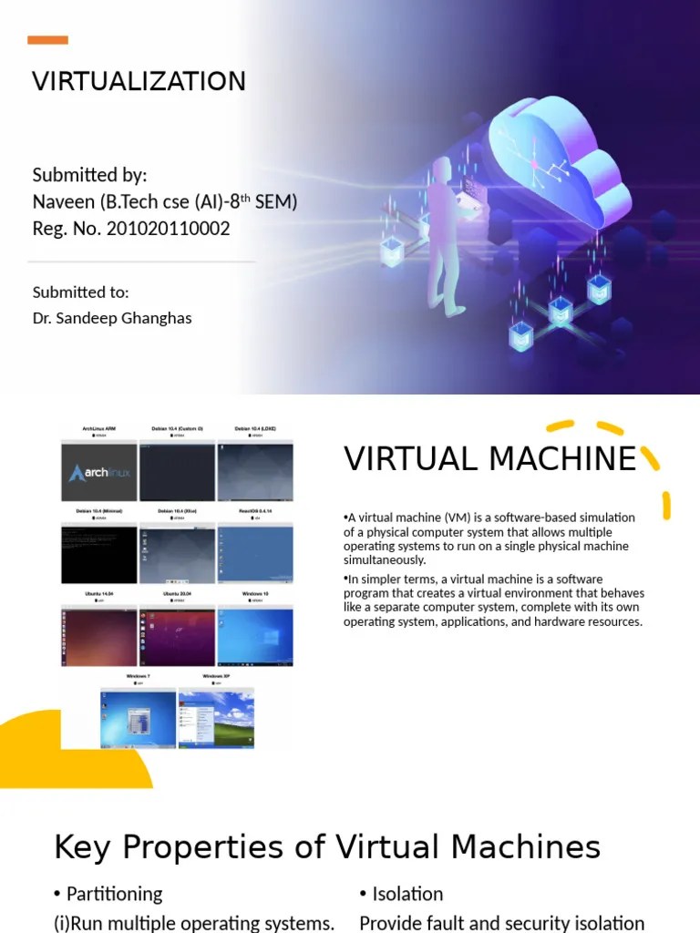 Virtualization - Cloud Computing | PDF | Virtual Machine | Virtualization