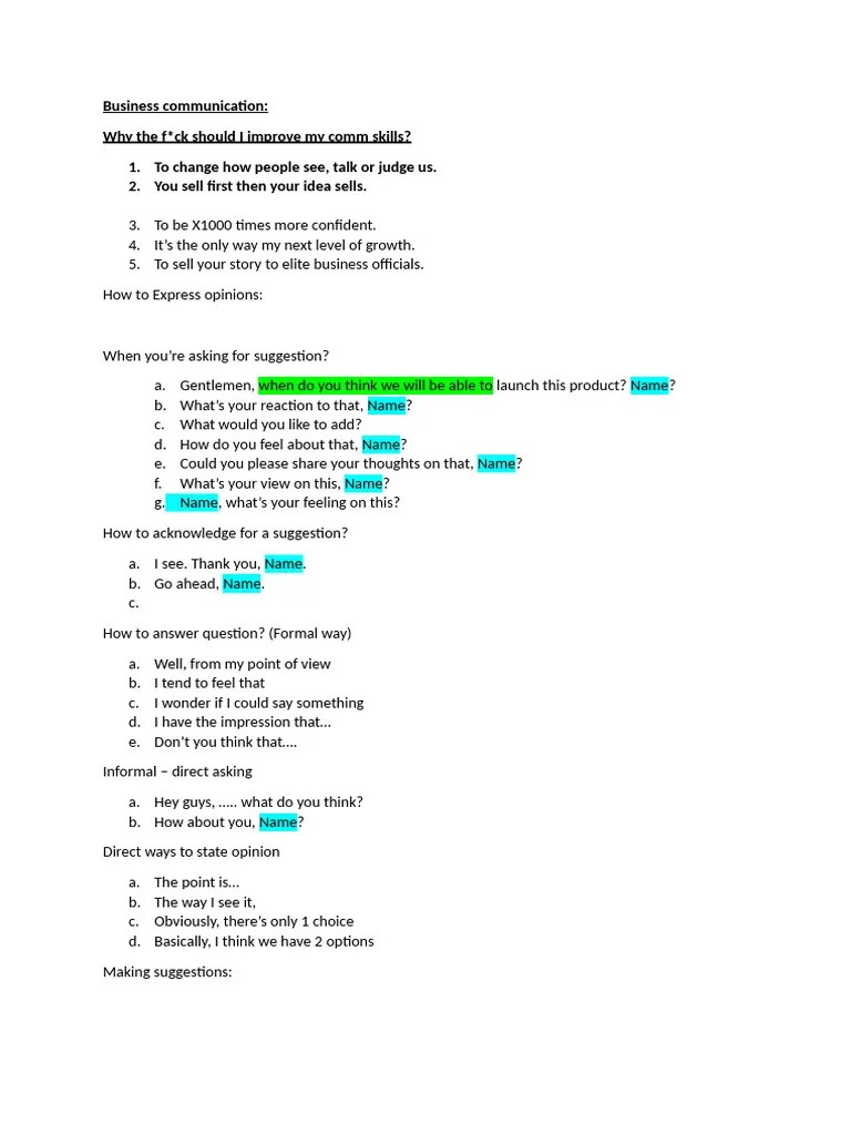 Business Communication | PDF | Human Communication