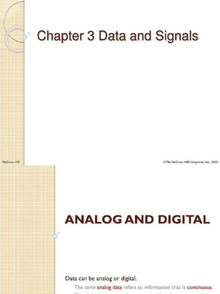 Data & Signals I | PDF