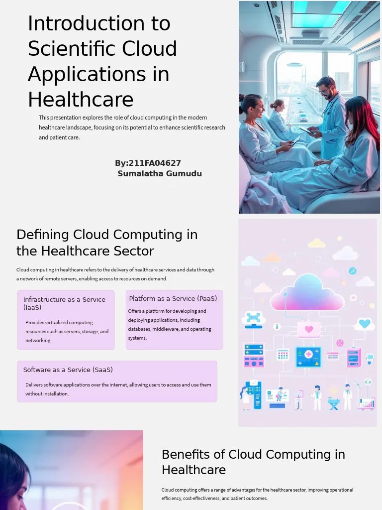 Cloud Computing In Healthcare Overview Pdf Cloud Computing Health