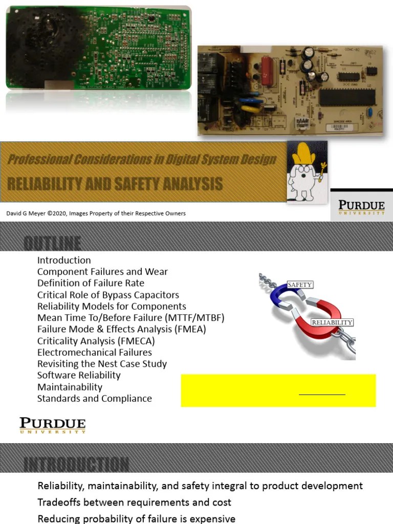 13-ReliabilityAndSafety | PDF | Reliability Engineering | Electrical ...