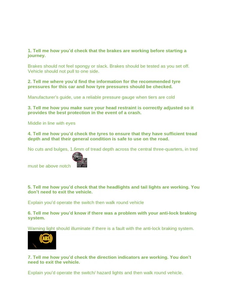 Driving Test | PDF | Transportation Engineering | Motor Vehicle