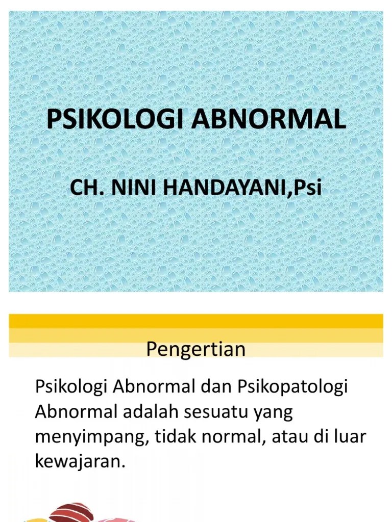 Psikologi Abnormal | PDF