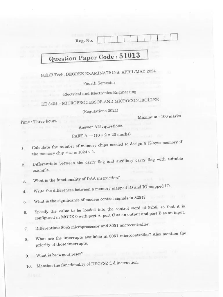 EEE-AM-2024-EE 3404-Microprocessor And Microcontroller-855138547-51013 ...