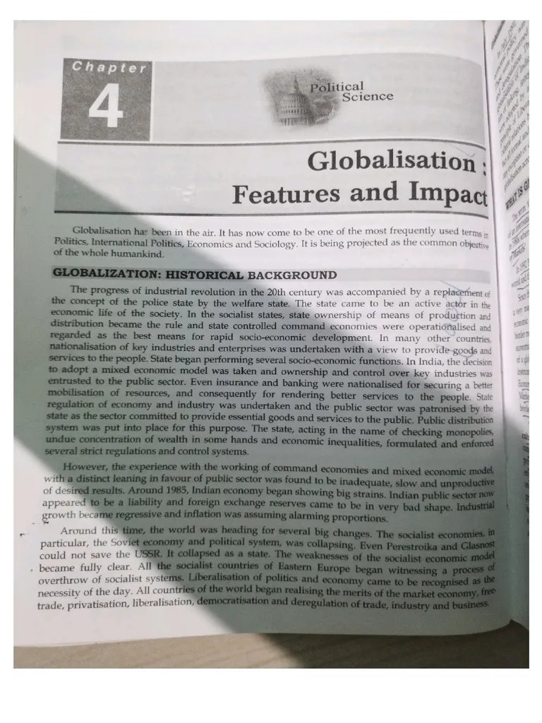 Globalization Chapter | PDF