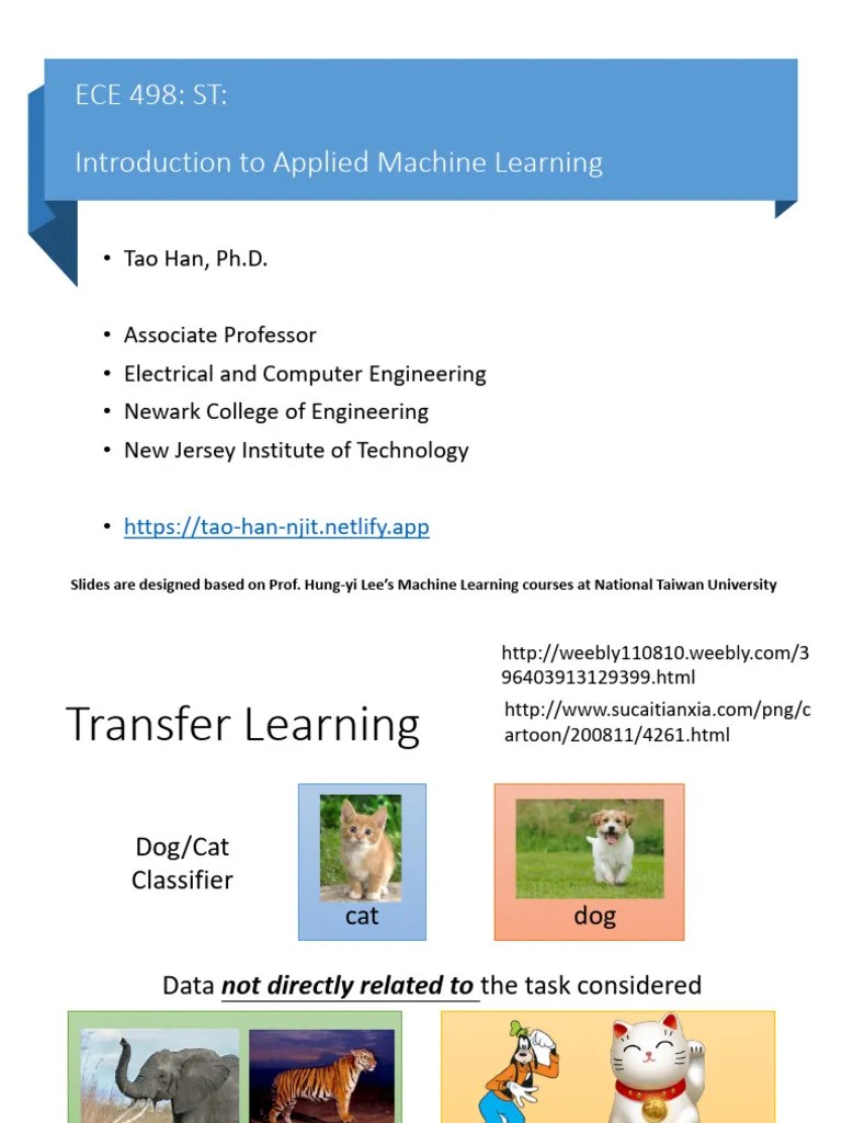 Lecture3 Transfer Learning | PDF | Machine Learning | Cognitive Science