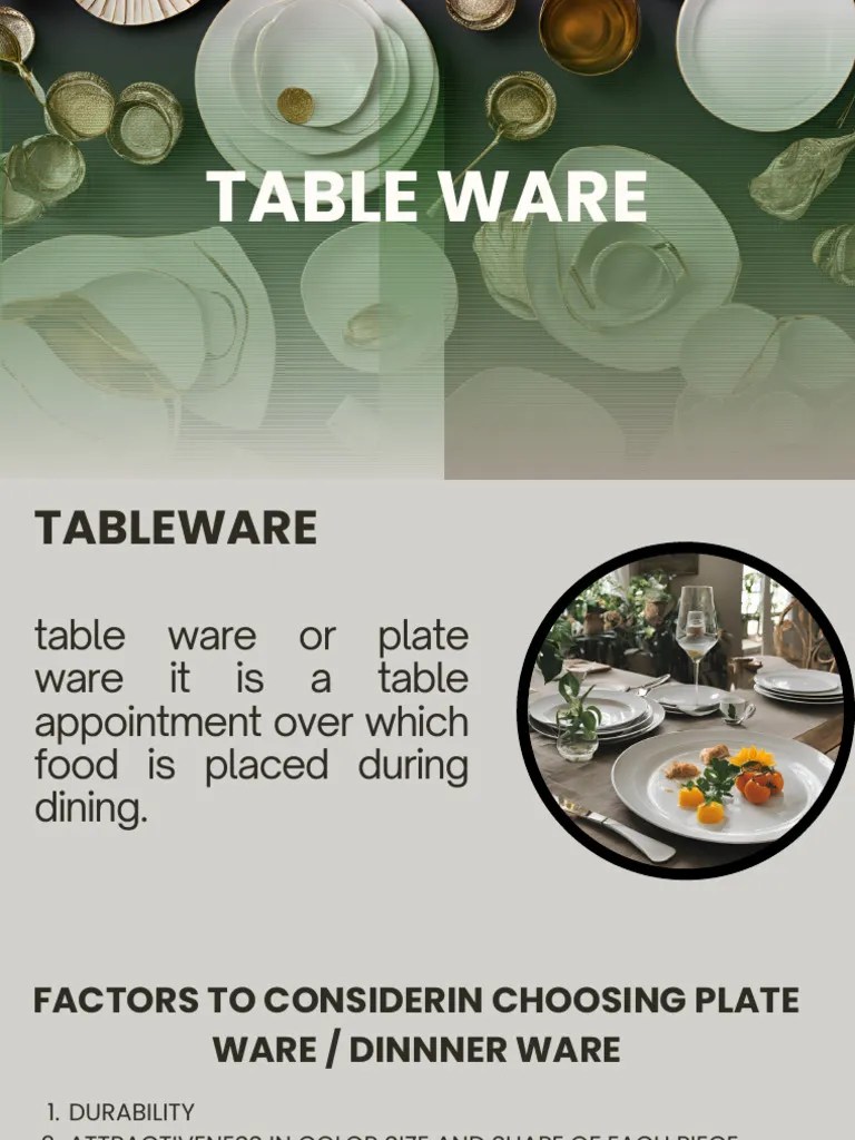 Fbs Table Ware | PDF | Tableware | Domestic Implements