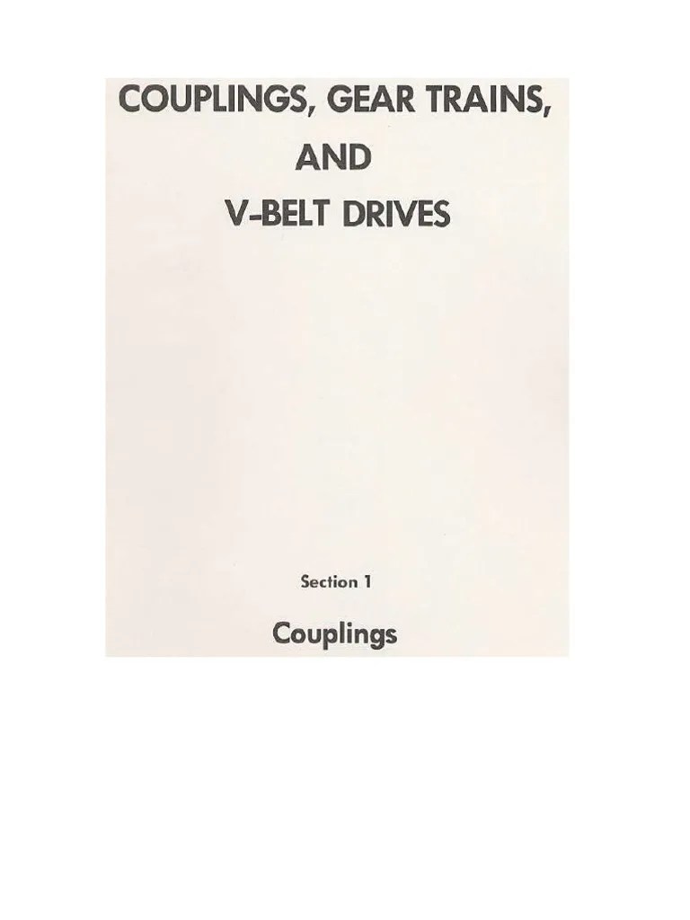 Couplings Unit 1 Pdf
