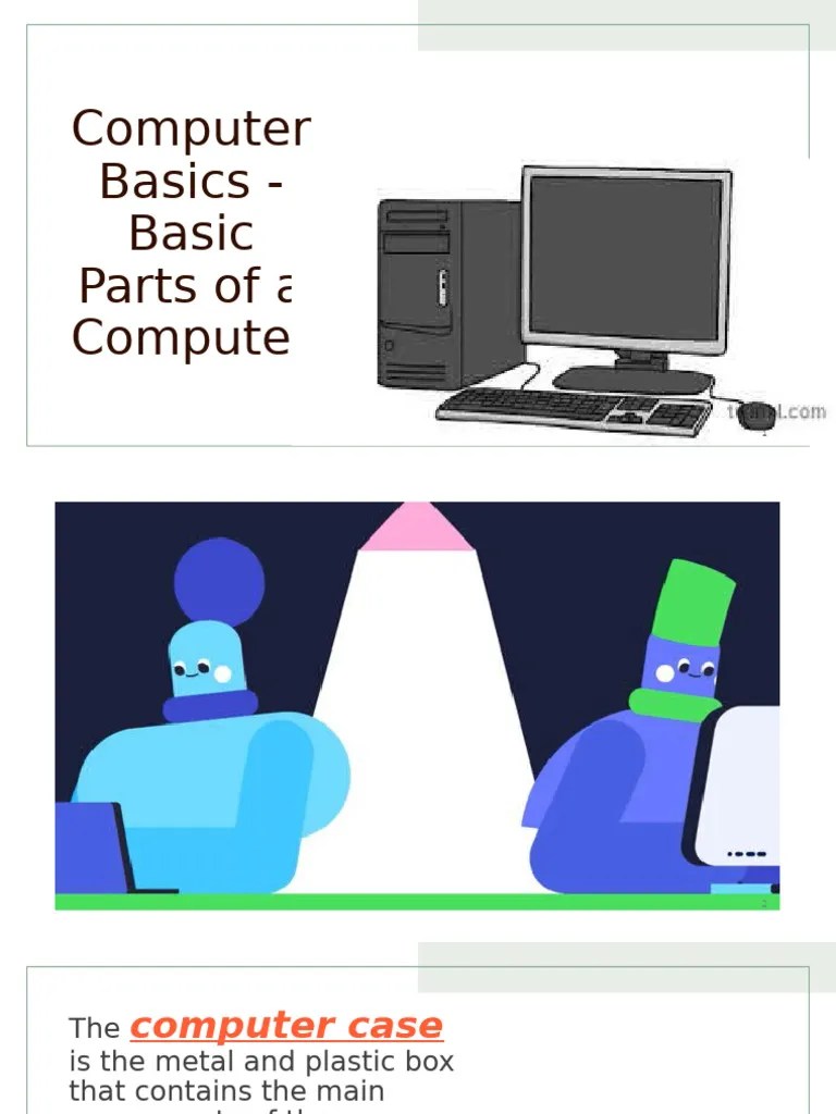 Computer Basics - Basic Parts Of A Computer | PDF | Image Scanner ...
