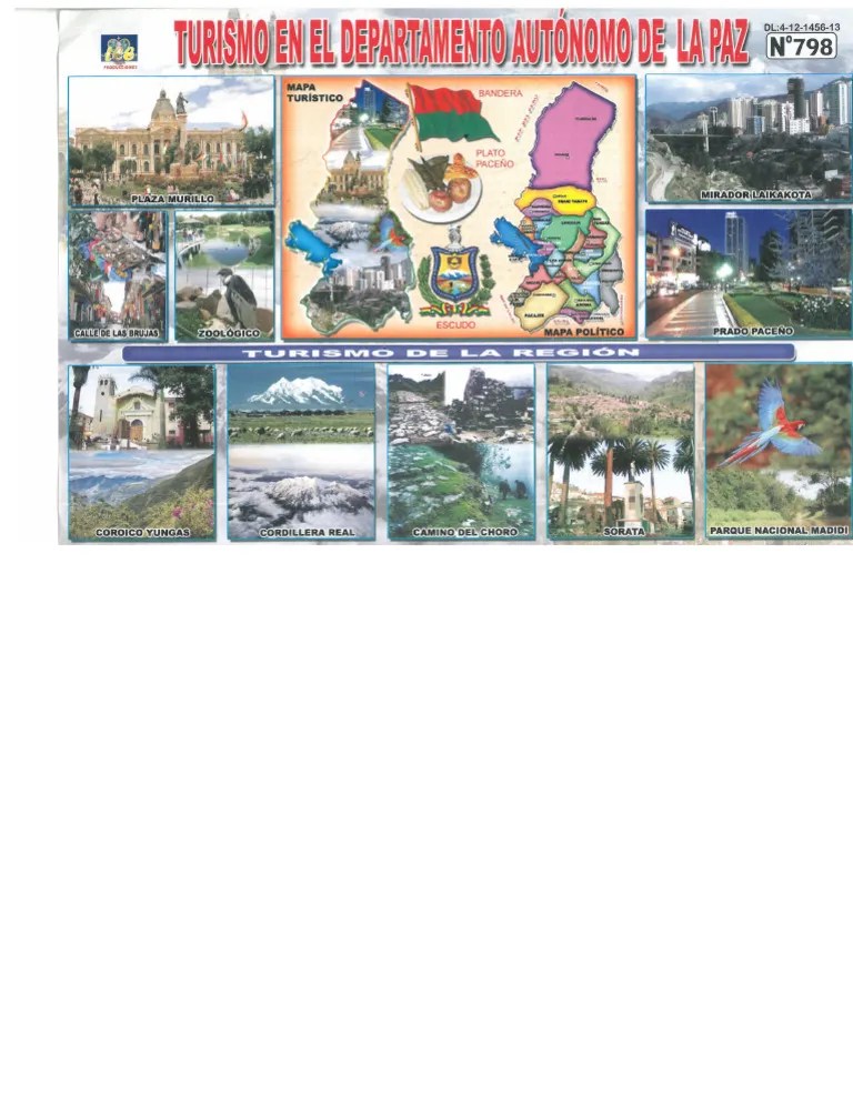 Turismo En El Departamento Autonomo De La Paz Pdf