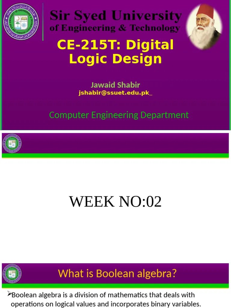 DLD_Week#2 | PDF | Logic Gate | Boolean Algebra