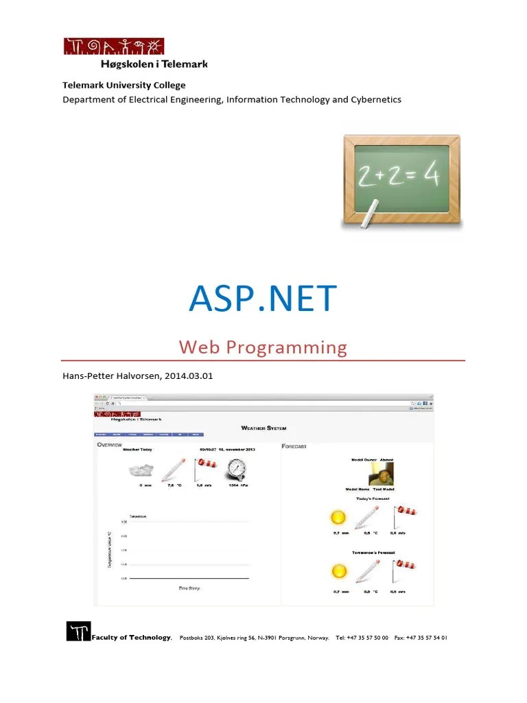 0375 Asp Net Web Programming | PDF | World Wide Web | Internet & Web