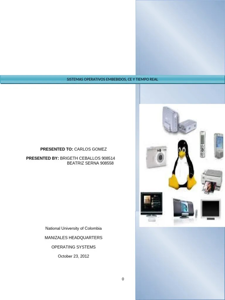 Embedded Operating Systems | PDF | Embedded System | Operating System