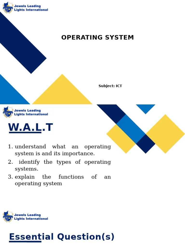 Operating System | PDF | Operating System | Graphical User Interfaces