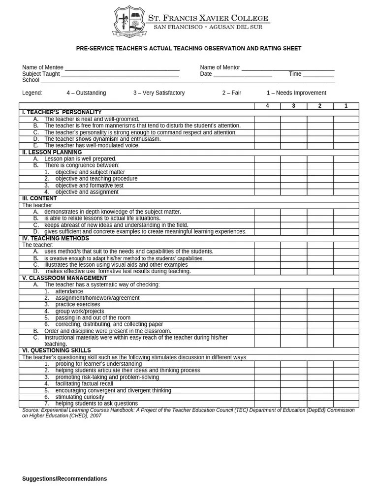 SFXC CTE Internship Tools | PDF | Teachers | Mentorship