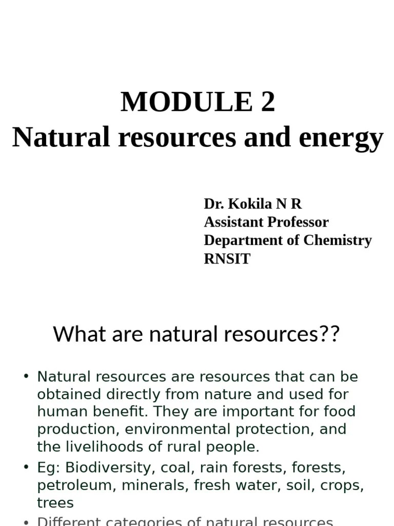 EVS Module 2 | PDF | Water | Drinking Water