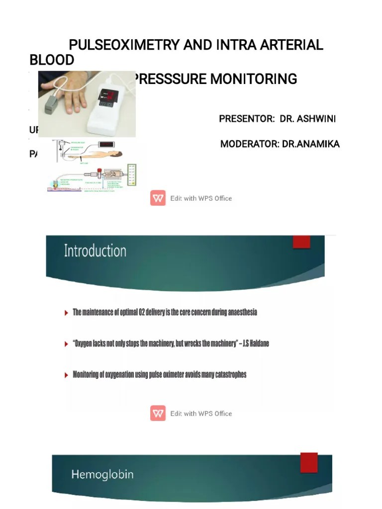 Pulse Oximetry | PDF | Hemoglobin | Clinical Medicine