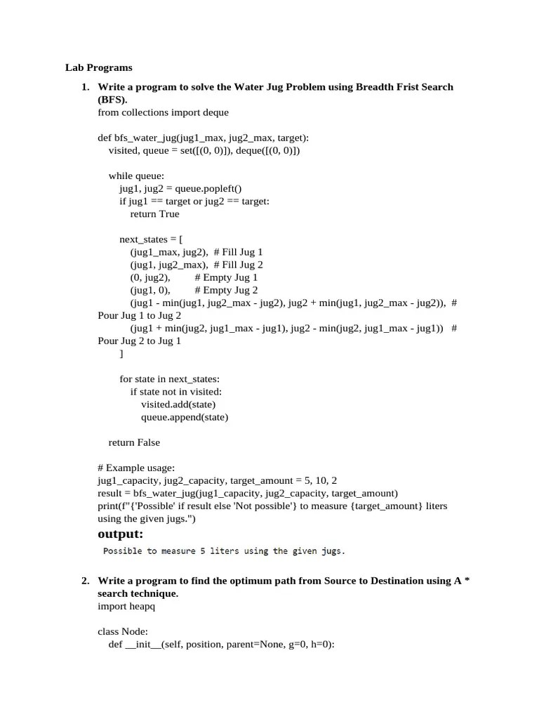 Lab Programs | PDF | Statistical Classification | Machine Learning