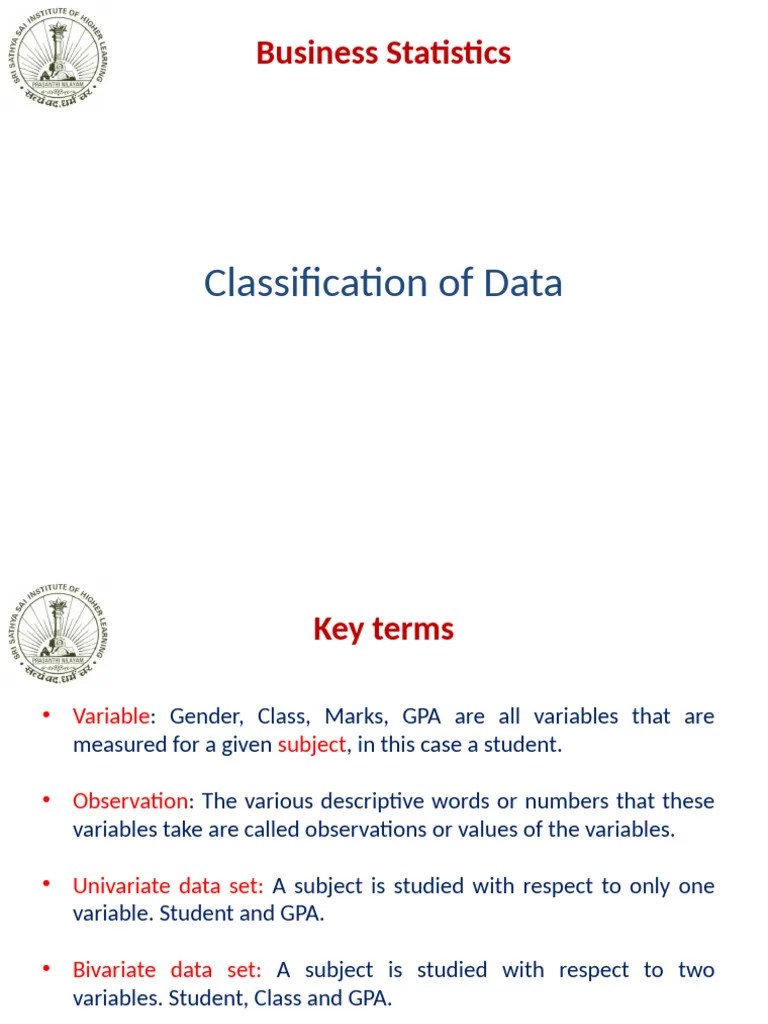 8-Classification Of Data | PDF | Probability Distribution | Statistical ...