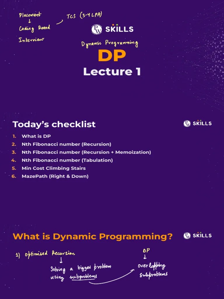 Dynamic Programming For Interviews | PDF | Dynamic Programming ...