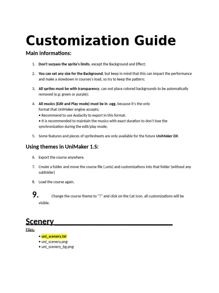 Customization Guide (English) | PDF | Imaging