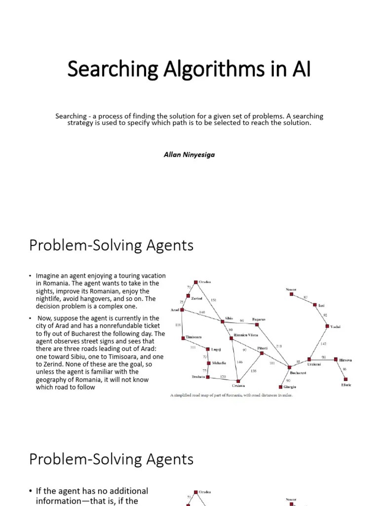 Lecture 3 Searching Algorithms In AI | PDF | Combinatorics ...