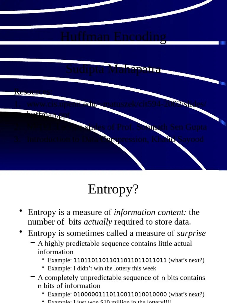 Lecture 3-Huffman Coding | PDF | Code | Data Compression