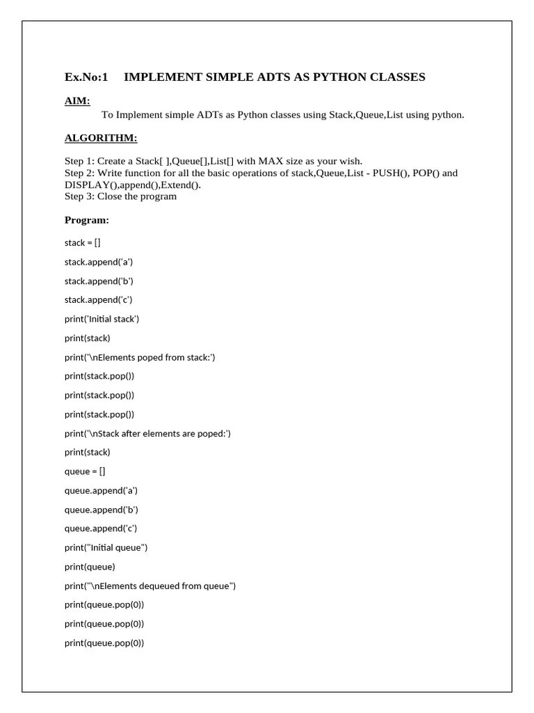 DSA Lab Program | PDF | Vertex (Graph Theory) | Queue (Abstract Data Type)