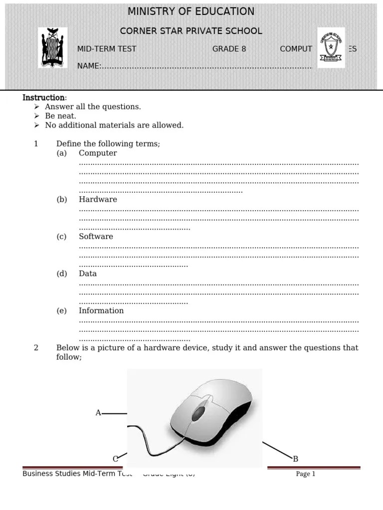 Computer Studies | PDF | Personal Computers | Classes Of Computers