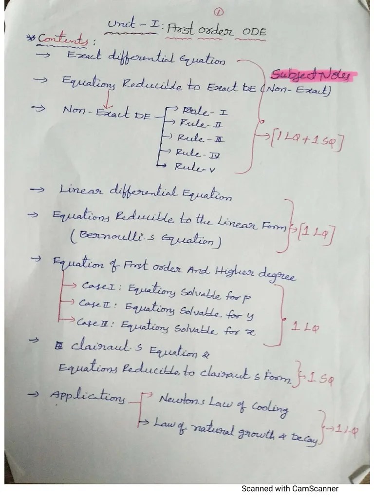 FirstOrderDifferentialEquations 1 | PDF