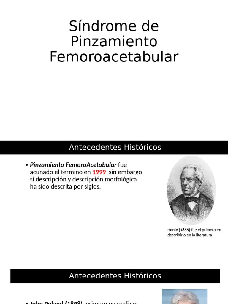 Síndrome De Pinzamiento Femoroacetabular | PDF | Rodilla | Sistema Musculoesquelético