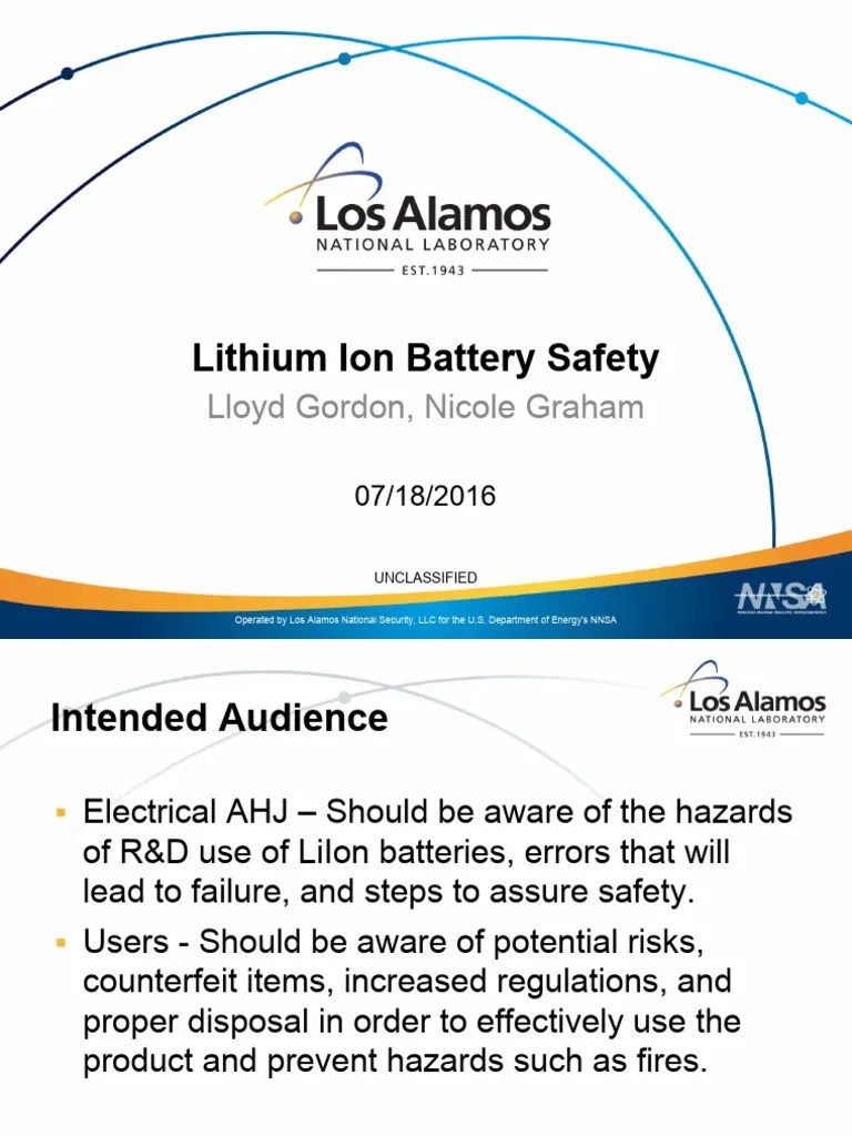 Lithium Battery Safety Training | PDF | Lithium Ion Battery | Anode