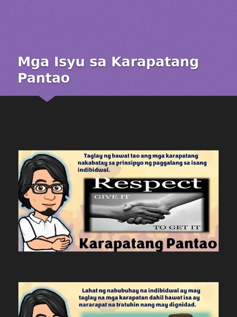 Mga Isyu Sa Karapatang Pantao | PDF