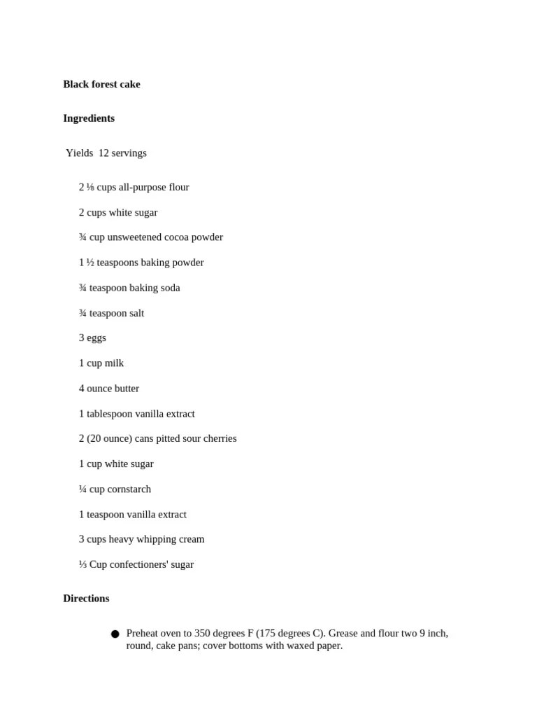 Cake Recipes Pdf Cakes Teaspoon
