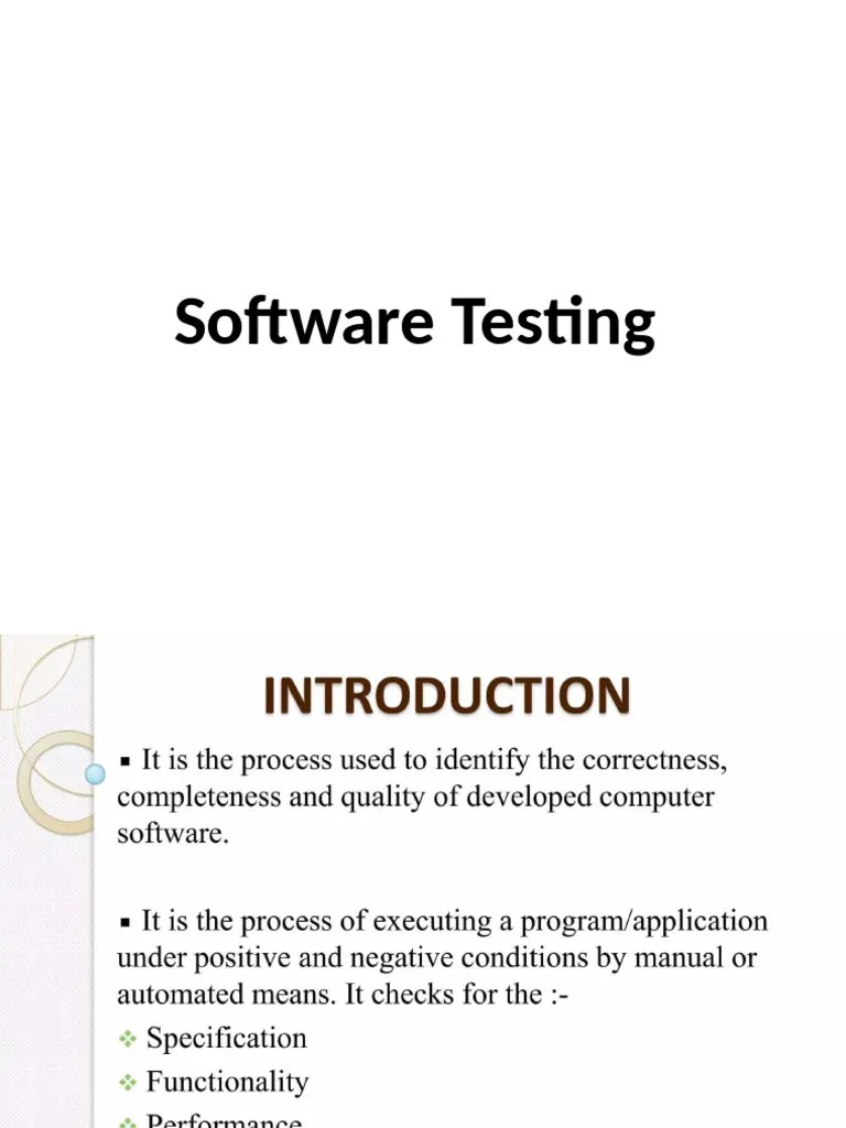 Software Testing | PDF | Software Testing | Usability