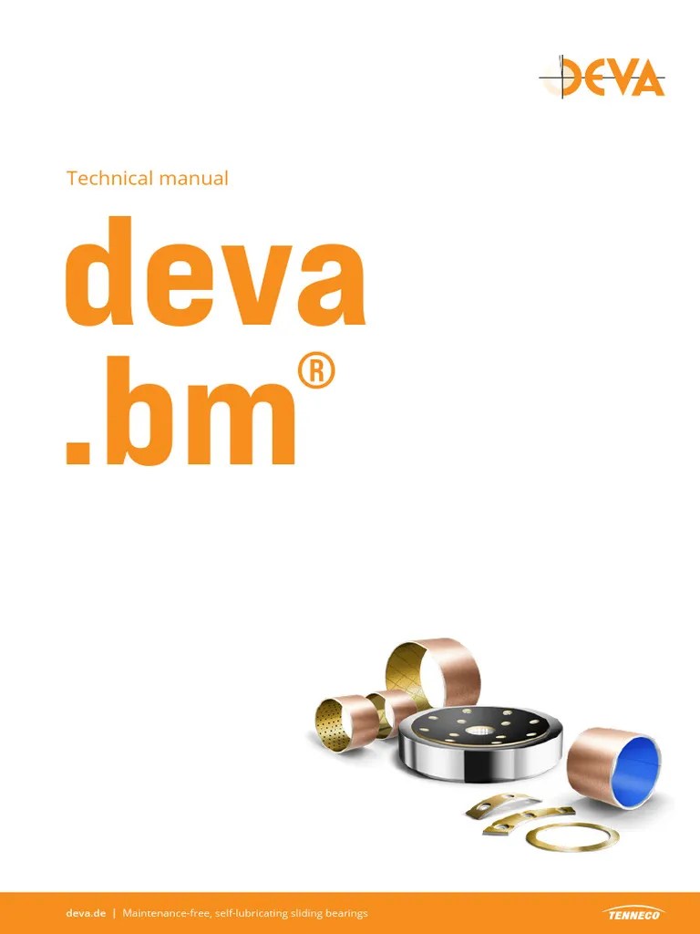 Deva Bm En 1 Pdf Bearing Mechanical Friction