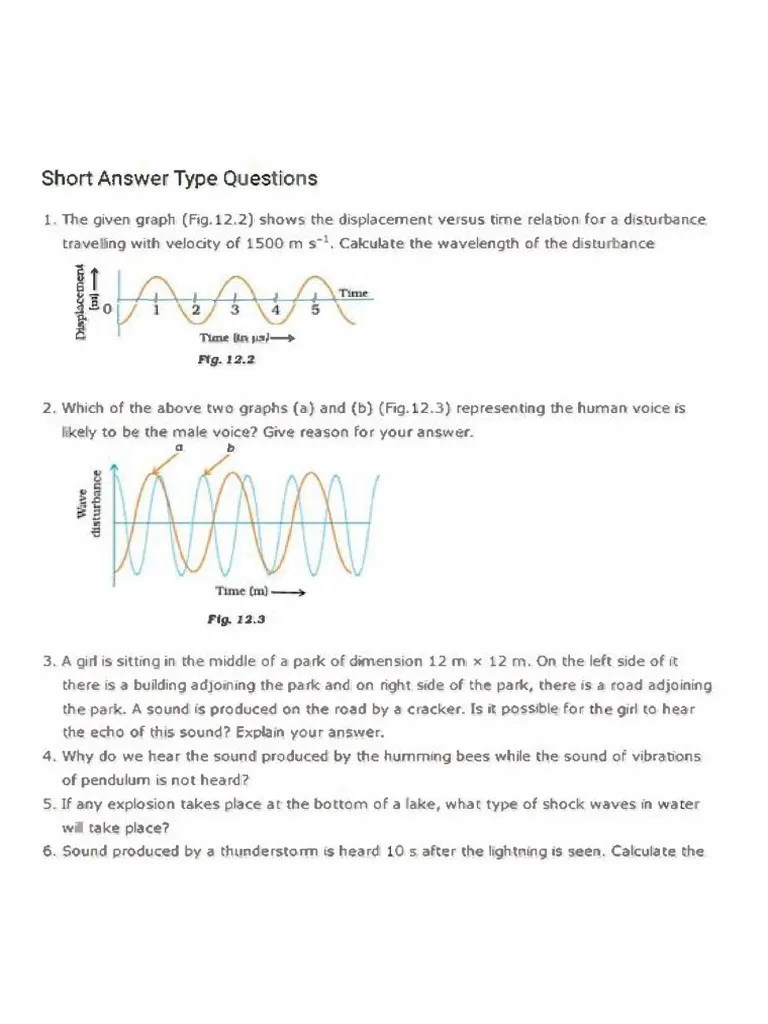 Short Answer Physics Questions | PDF