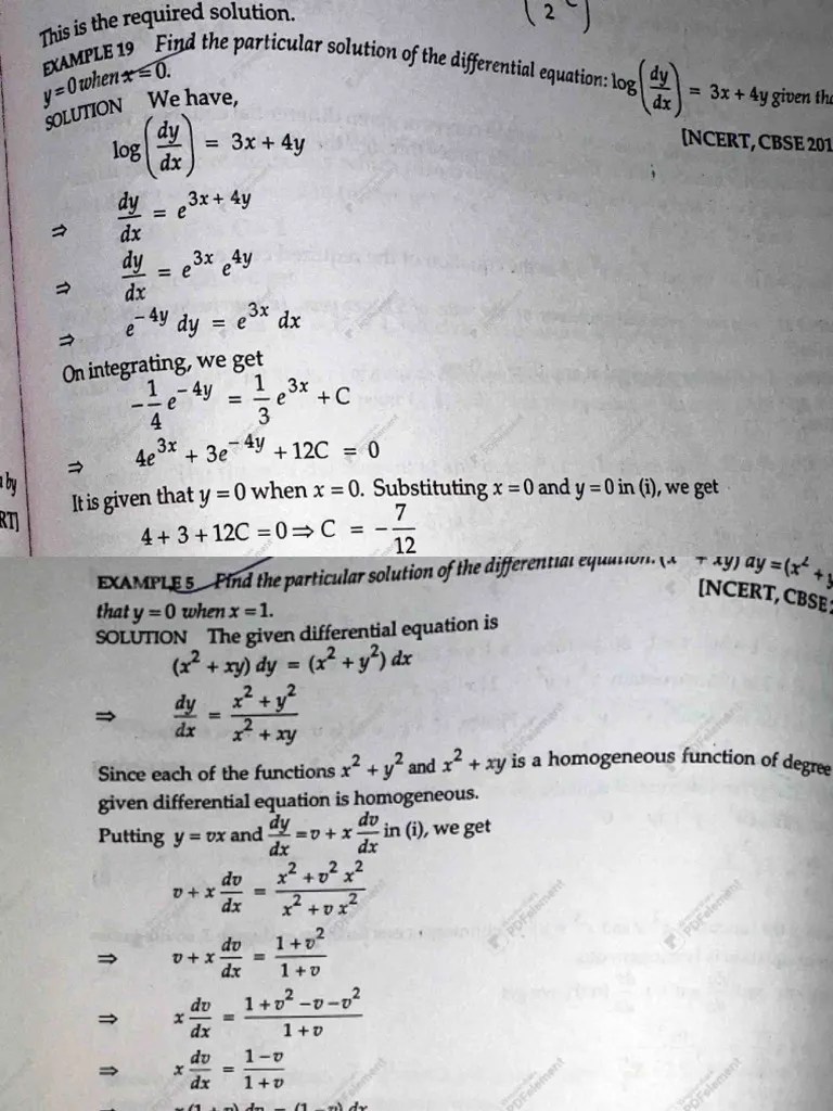 Differential Equation Pdf