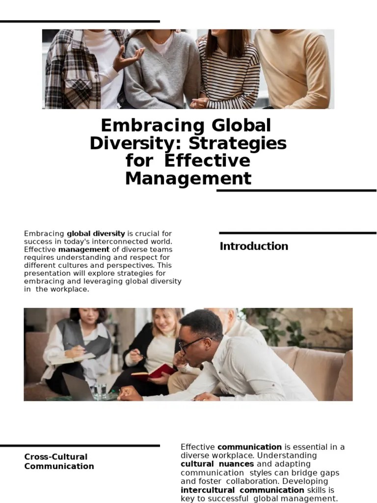 Global Diversity Management | PDF