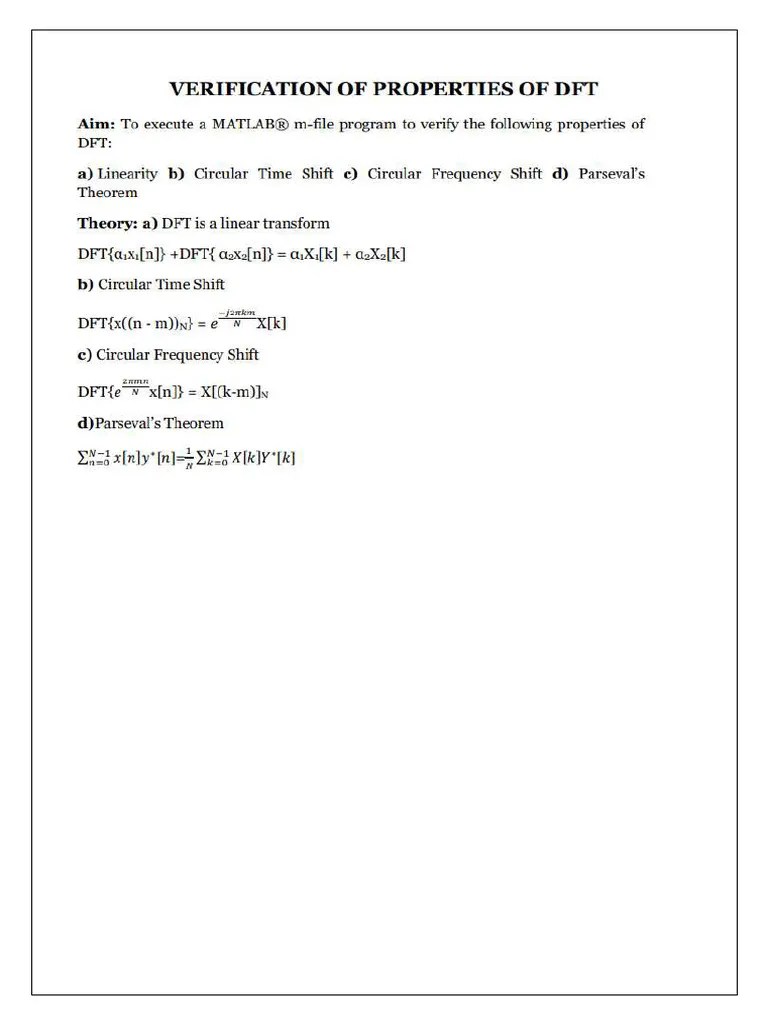 Dsp Lab Pdf | PDF | Discrete Fourier Transform | Convolution