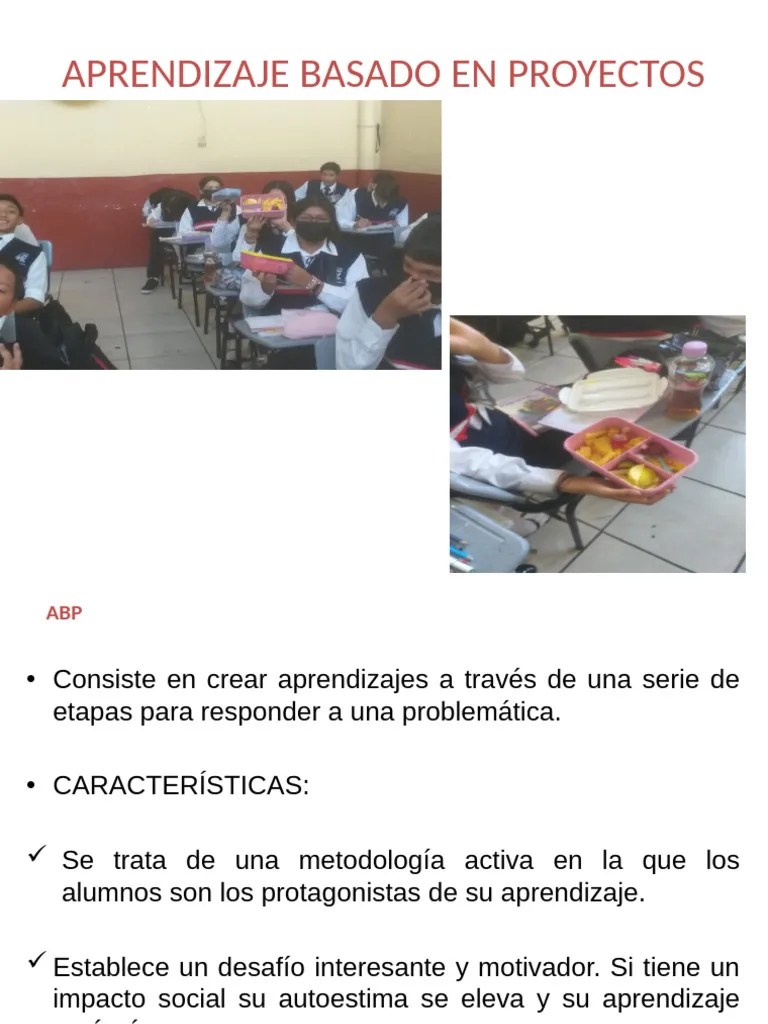 Aprendizaje Basado En Proyectos | PDF