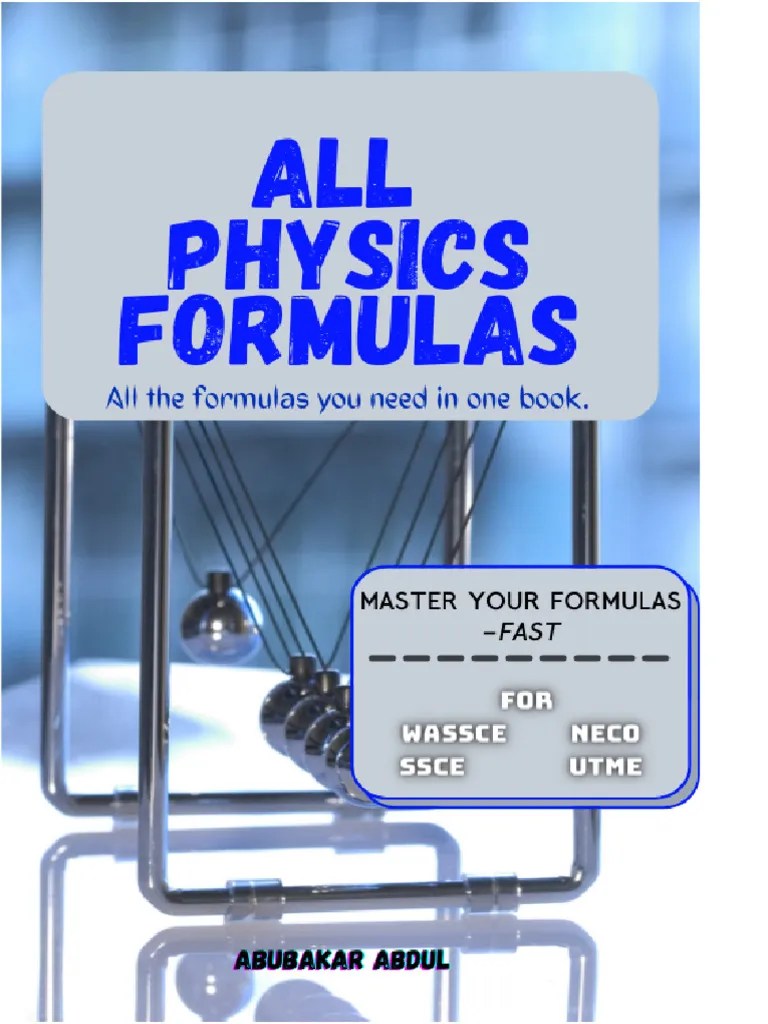 All Physics Formulas | PDF | Waves | Force