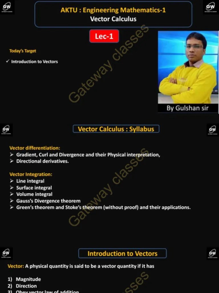 M-1 Unit-5 One Shot Revision Notes | PDF